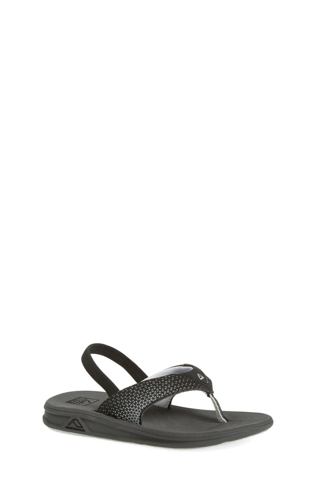 'Grom Rover' Water Friendly Sandal, Main, color, BLACK