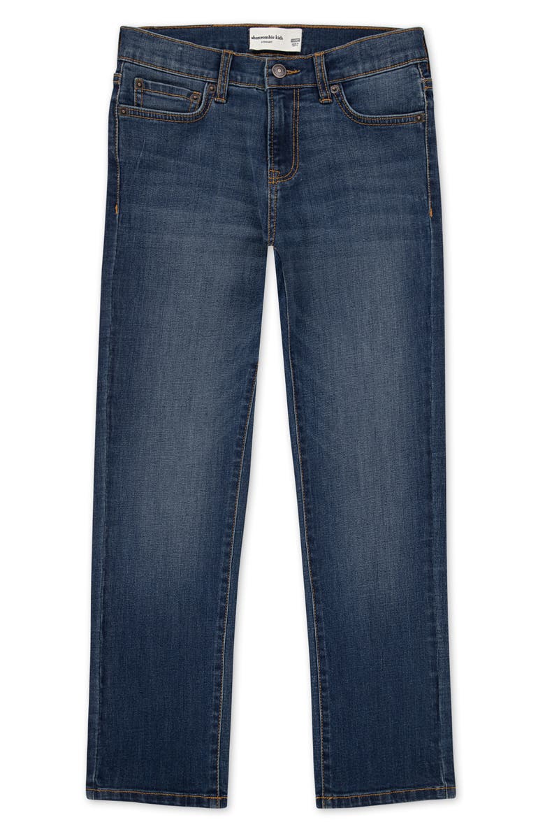 abercrombie kids Kids' Straight Fit Jeans, Main, color, For Real