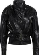 Vaquera Bombshell Belted Leather Jacket