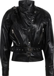 Vaquera Bombshell Belted Leather Jacket