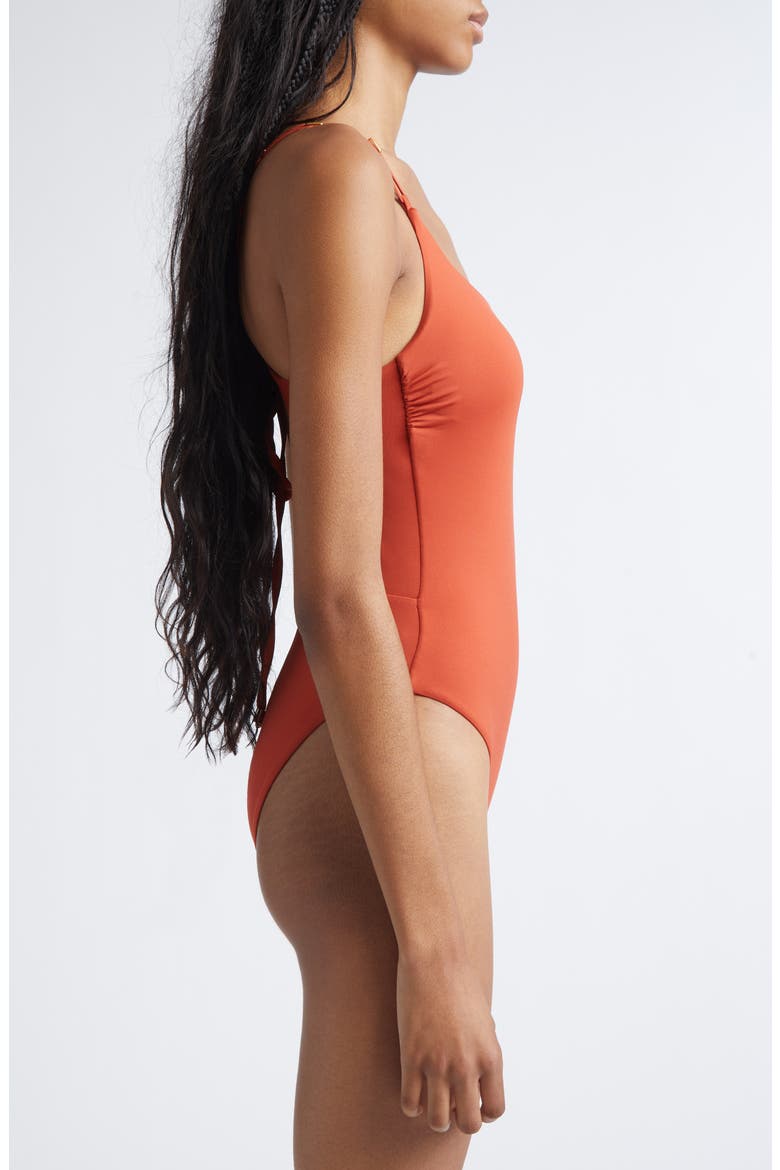Chcarezza Beachwear One-Piece Swimsuit, Alternate, color, CORAL