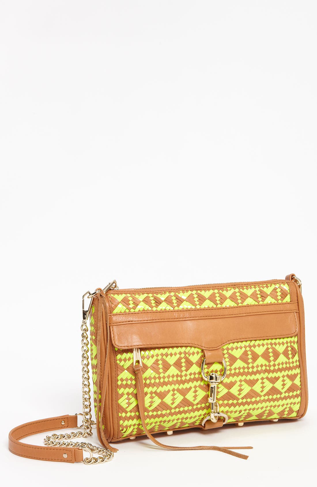 'MAC' Shoulder Bag, Main, color, YELLOW /ALMOND
