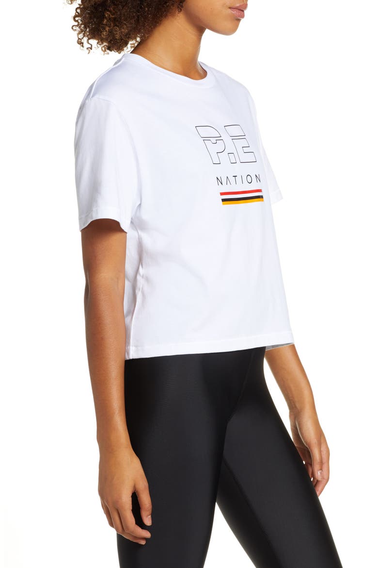 Ignition Cropped Tee, Alternate, color, WHITE