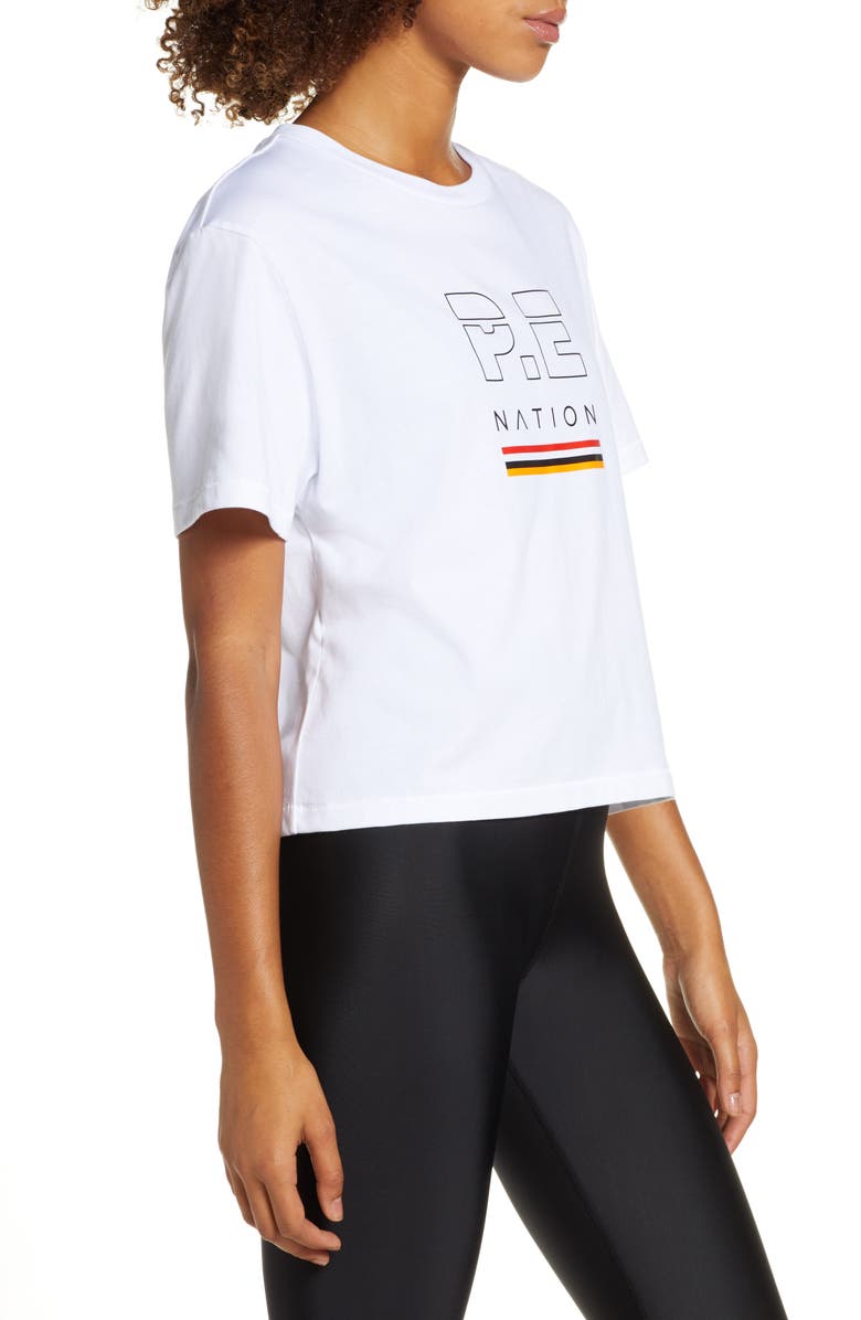 P.E Nation Ignition Cropped Tee, Alternate, color,