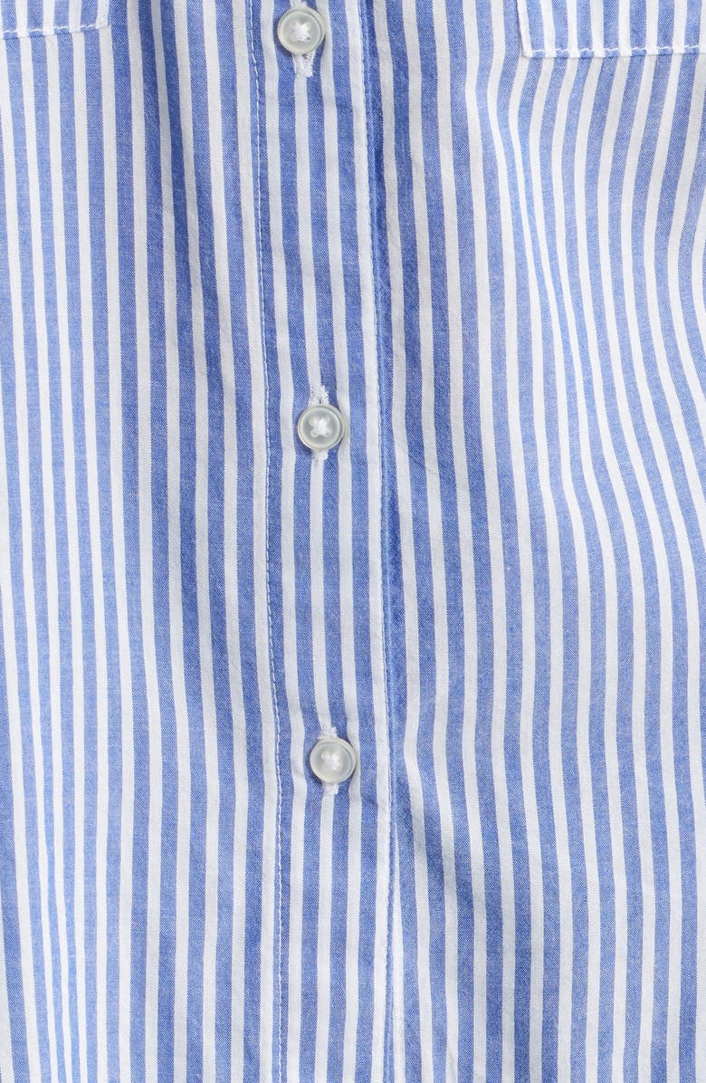 beachlunchlounge Brianna Stripe Cotton Blend Button-Up Shirt, Alternate, color,