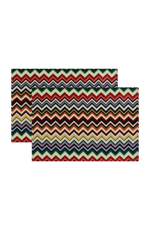 Missoni Home Pair Of Belfast Placemats In Multi