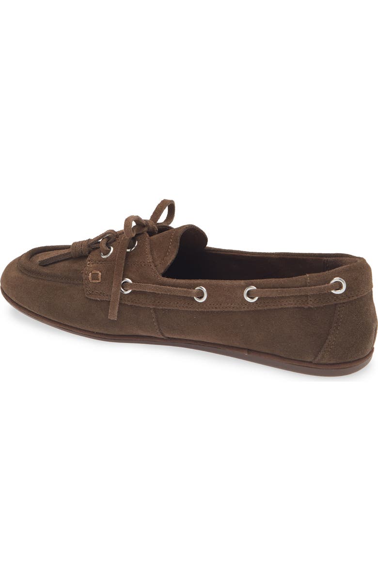 MANGO Lace-Up Loafer, Alternate, color, Chocolate