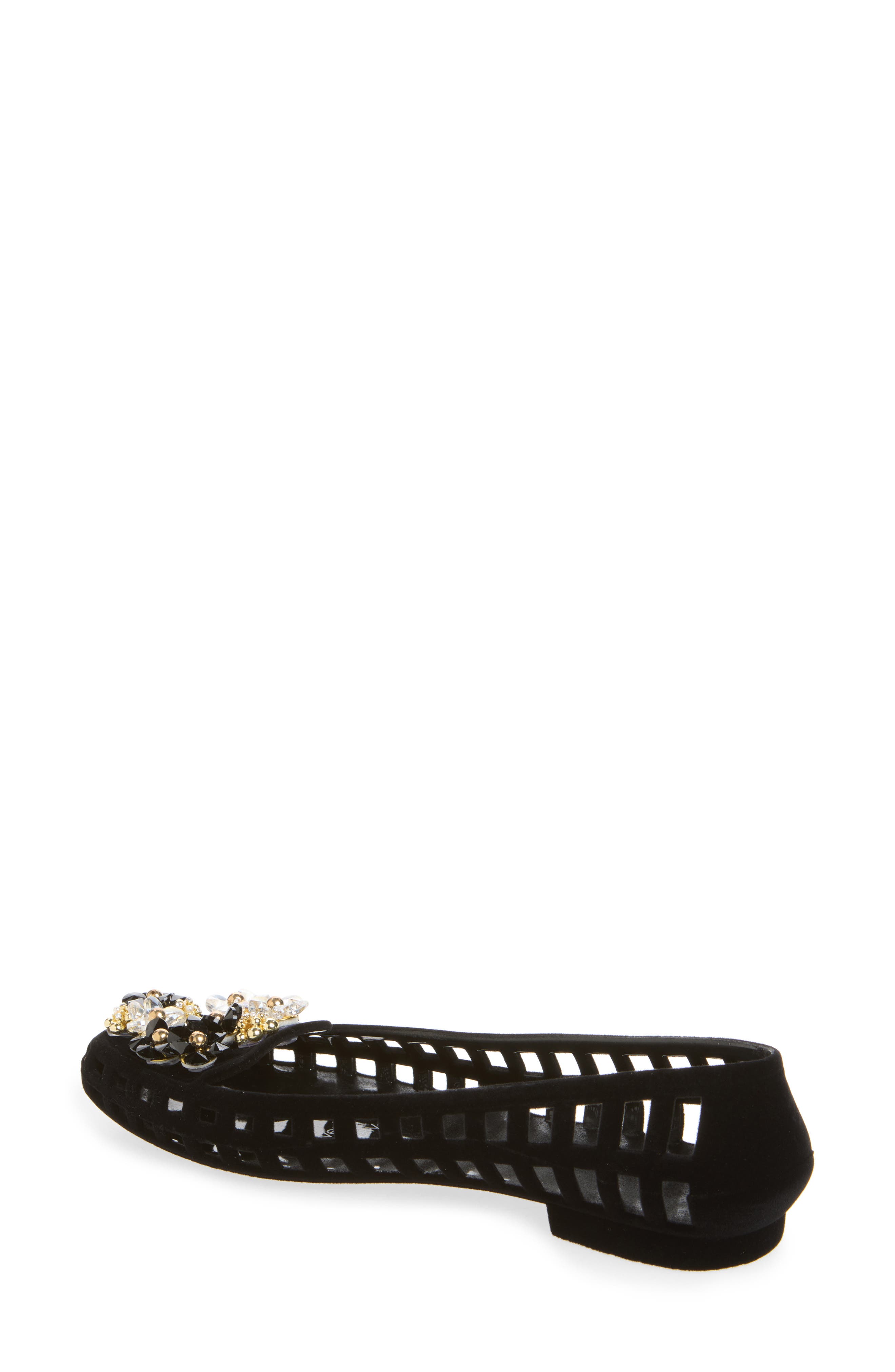 Aura Jelly Ballet Flat, Alternate, color, BLACK