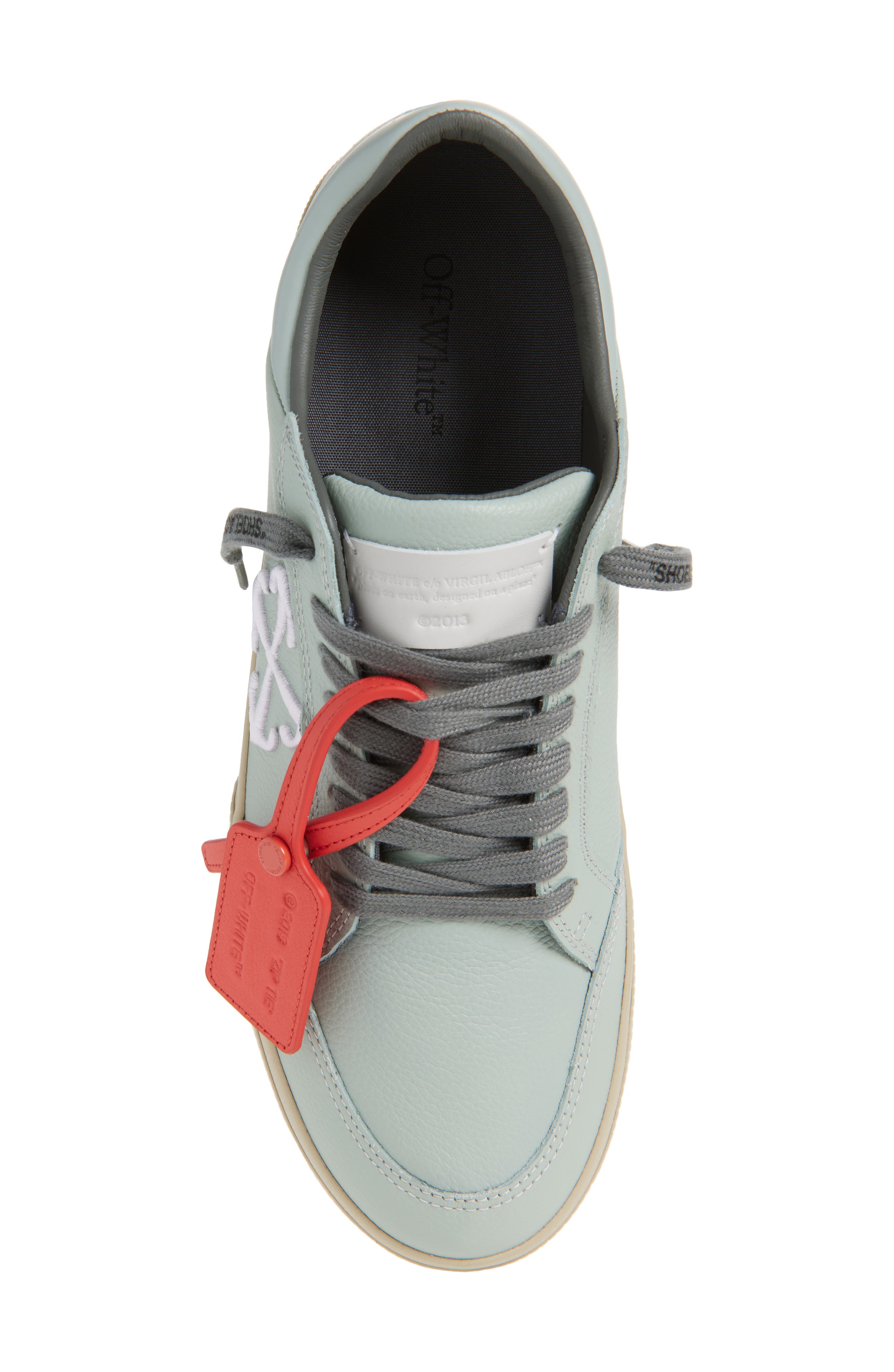 Off-White New Low Vulcanized Leather Sneaker, Alternate, color, 