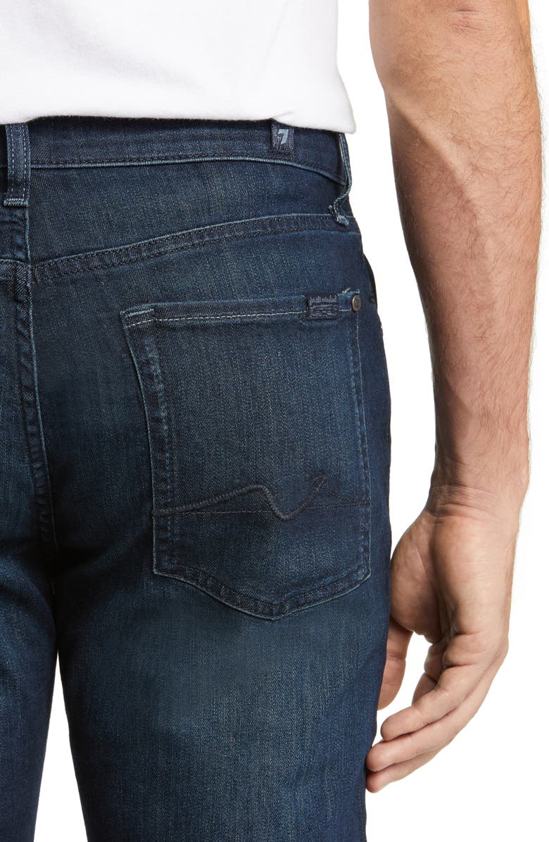 7 For All Mankind The Straight Jeans, Alternate, color, Perennial