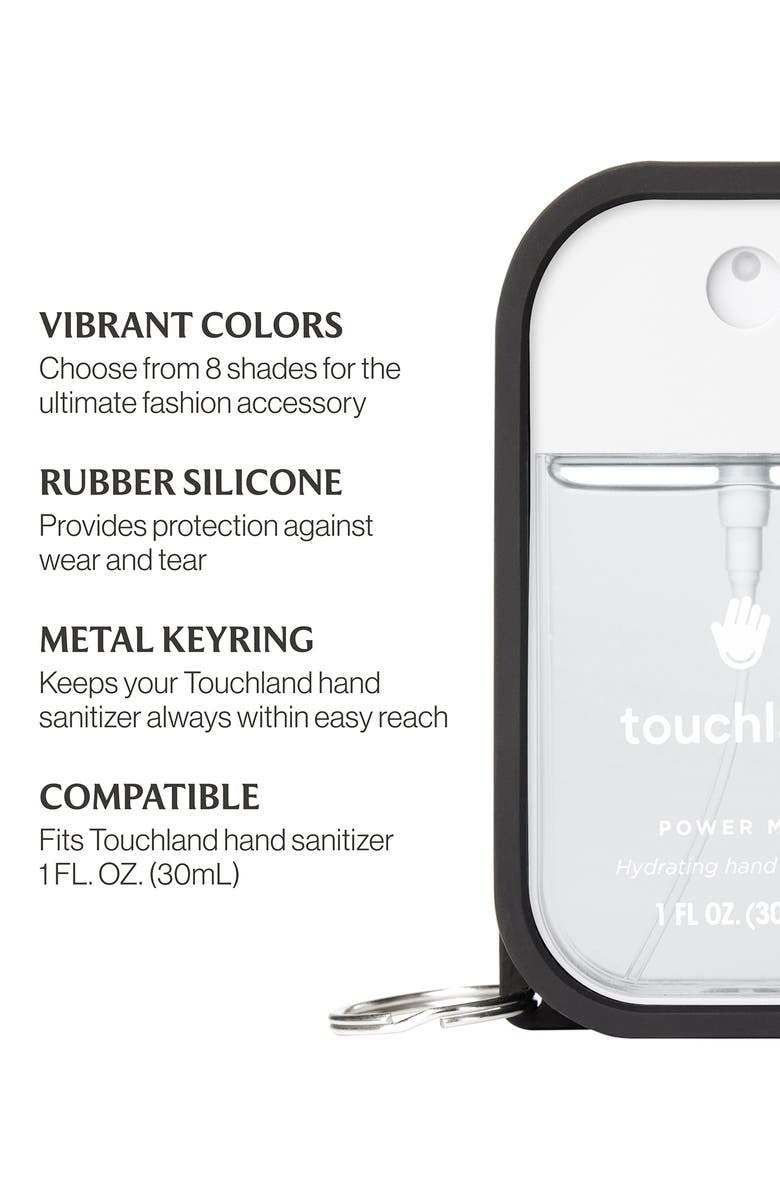 TOUCHLAND Hand Sanitizer Mist Case, Alternate, color, Jet Black