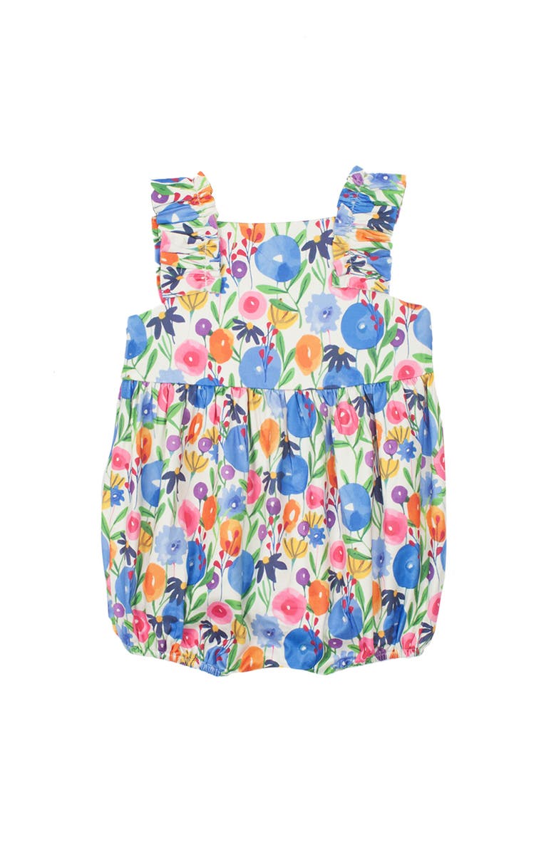 Mabel + Honey Wild Flowers Baby Romper, Alternate, color, Multi
