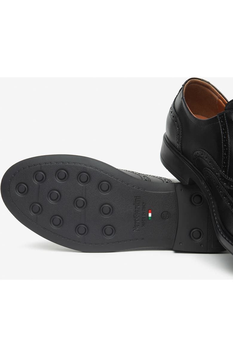 NeroGiardini Wingtip Oxford, Alternate, color, Black
