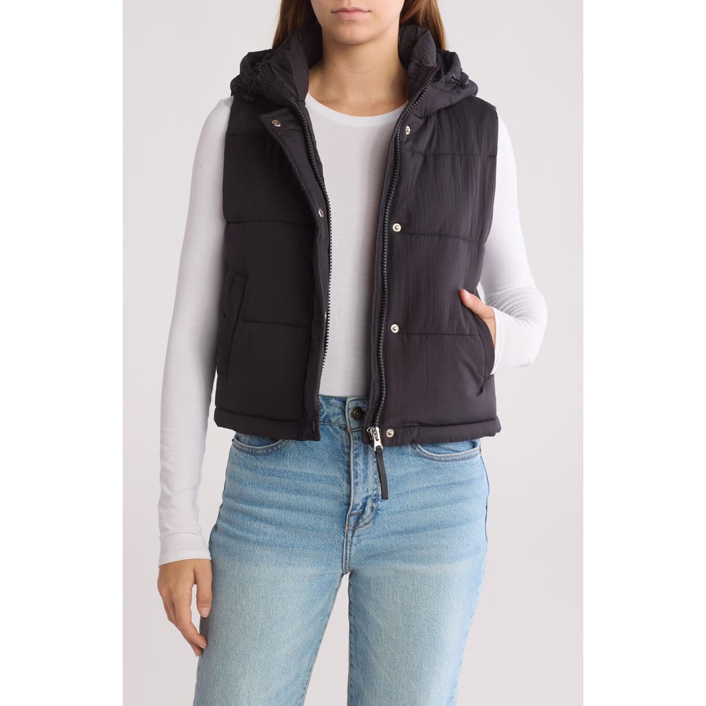 Thread & Supply Hooded Quilted Puffer Vest