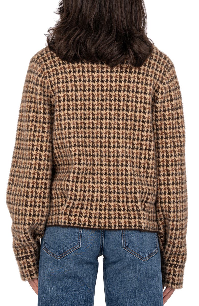 KUT from the Kloth Aaliyah Houndstooth Double Breasted Jacket, Alternate, color, 