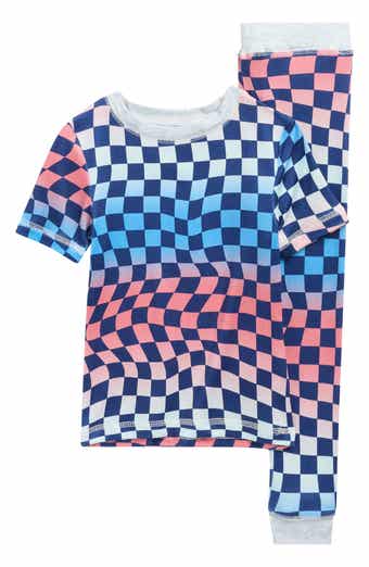 SLEEP ON IT Kids' Print Fitted Short Sleeve Two-Piece Pajamas