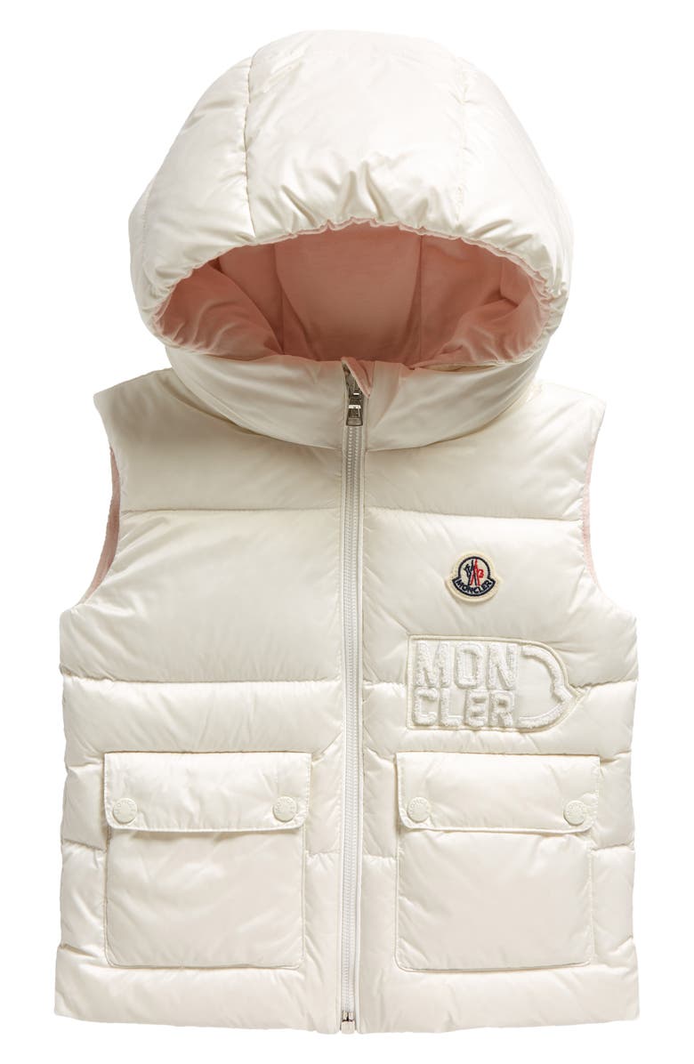Moncler Kids' Amy Hooded Down Vest, Main, color, 