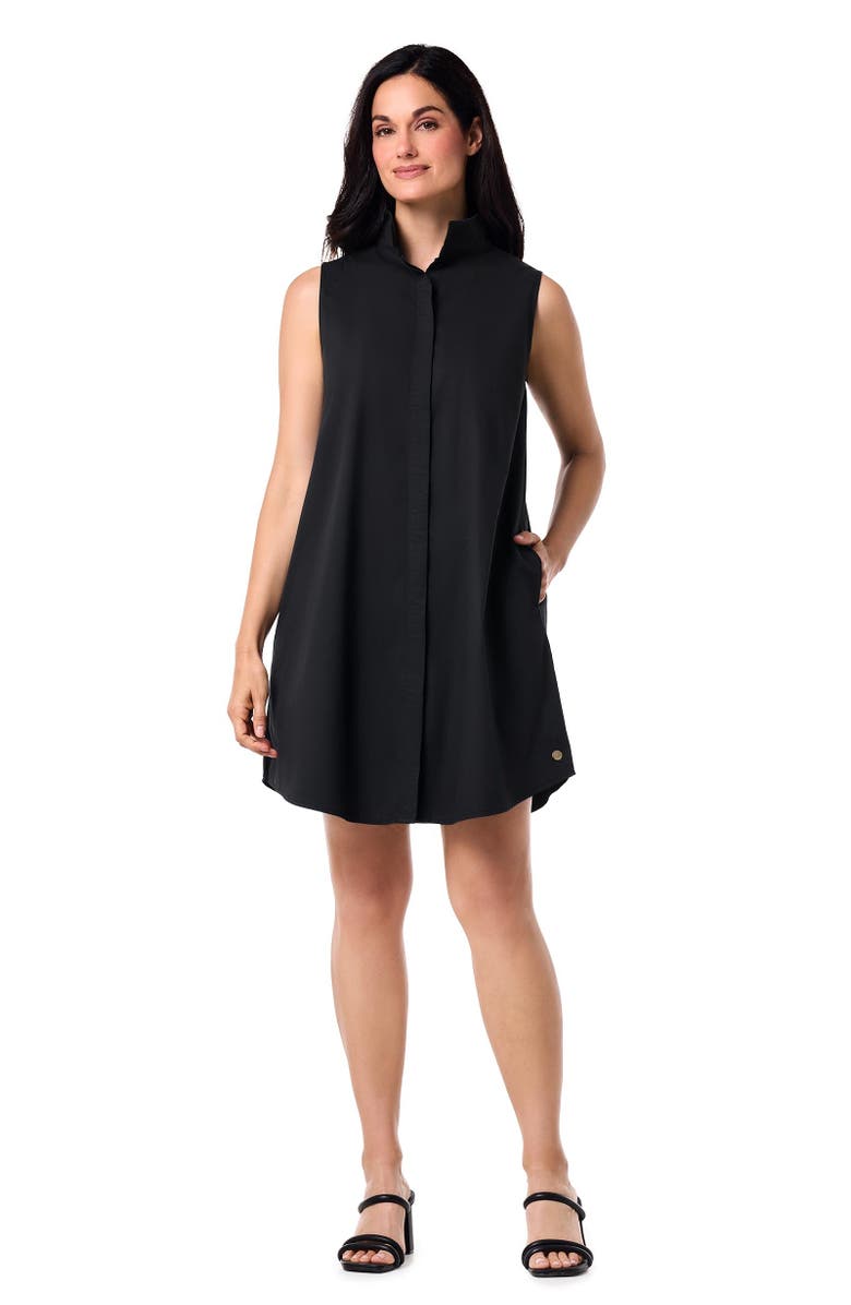 Coolibar Sleeveless Dress - UPF 50+ Sun Protection - Silverlakes, Main, color, Black