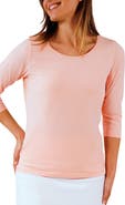 UV Skinz 3/4 Sleeve Scoop Neck R&R Tee