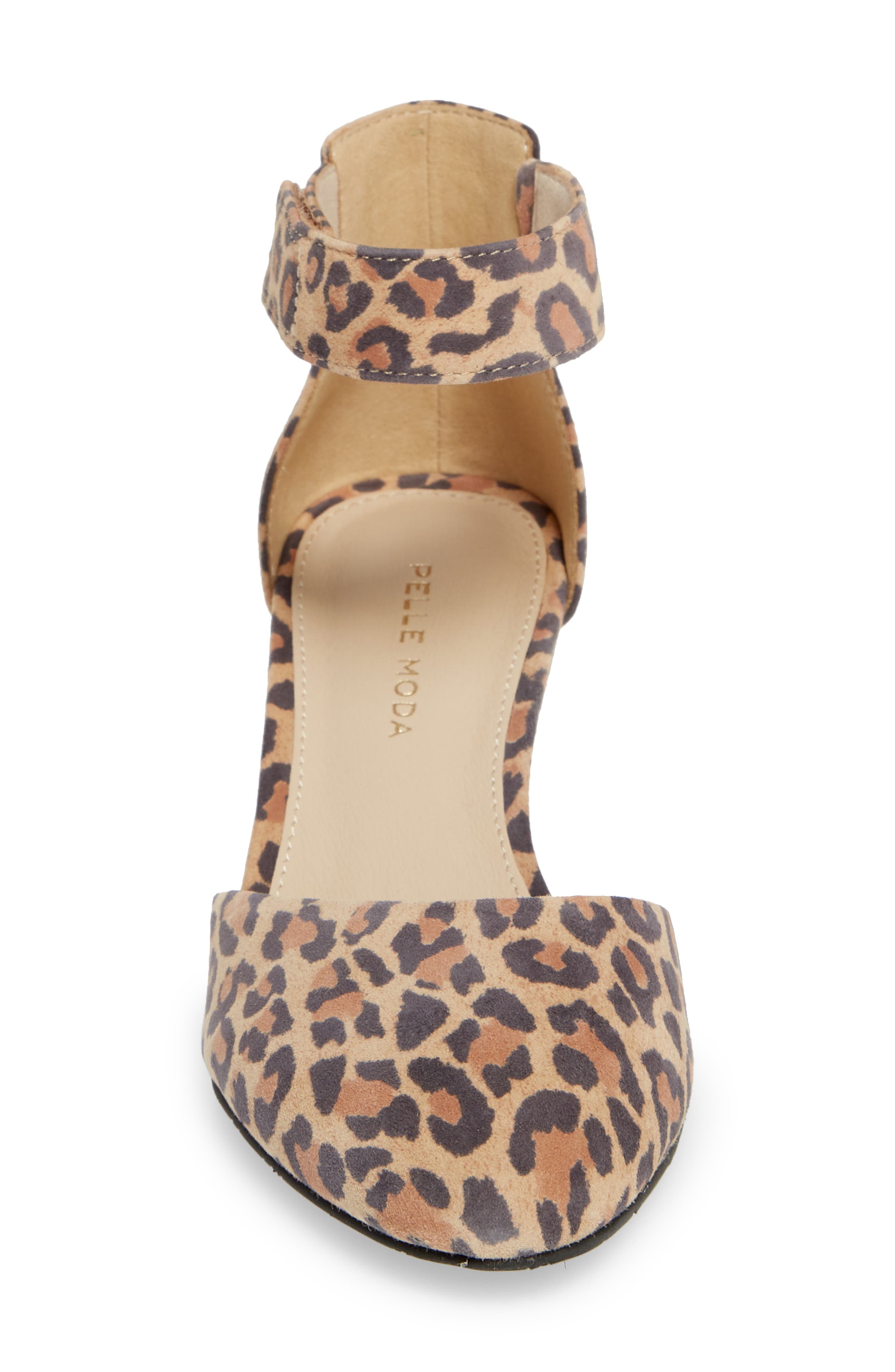 Kitty Pump, Alternate, color, BROWN LEOPARD PRINT SUEDE