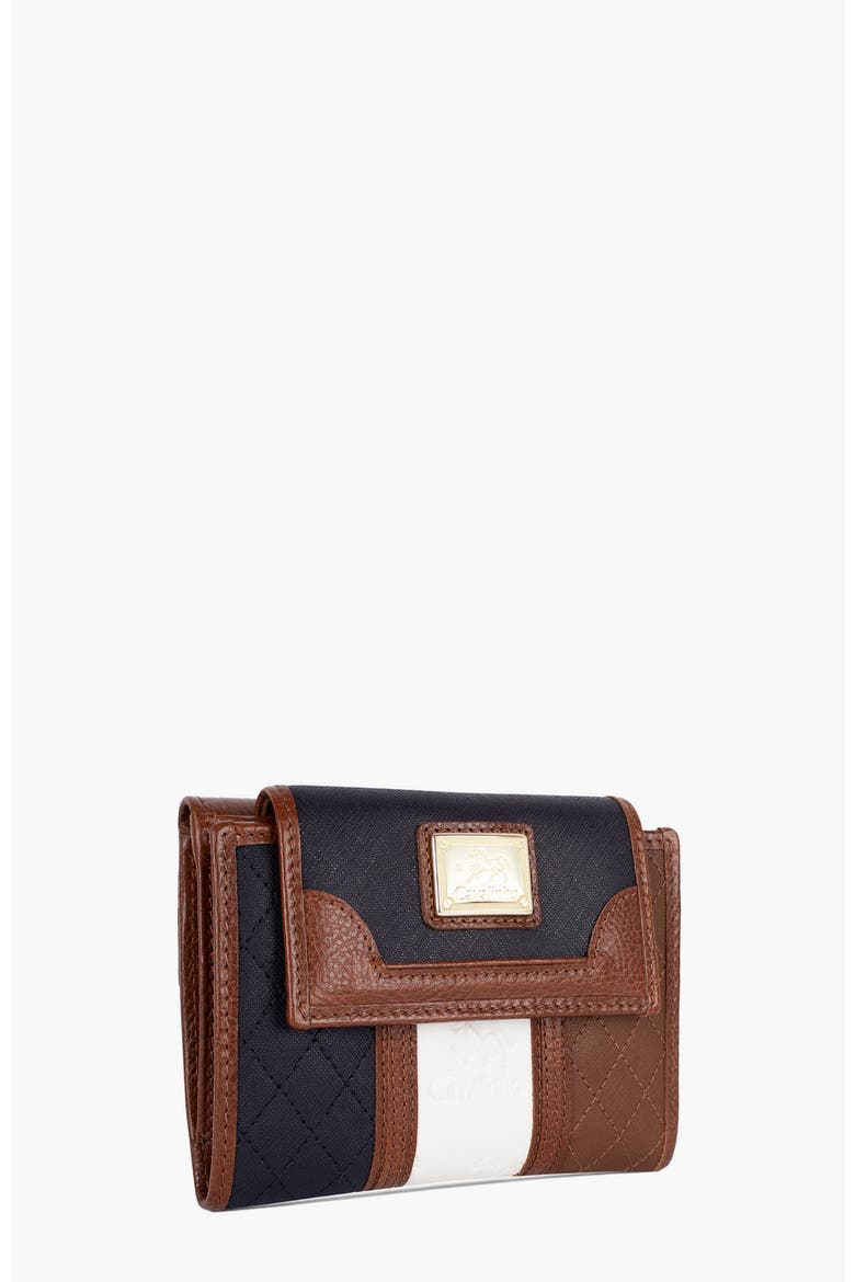 Sublime Wallet 215, Alternate, color, Navy / White / Brown
