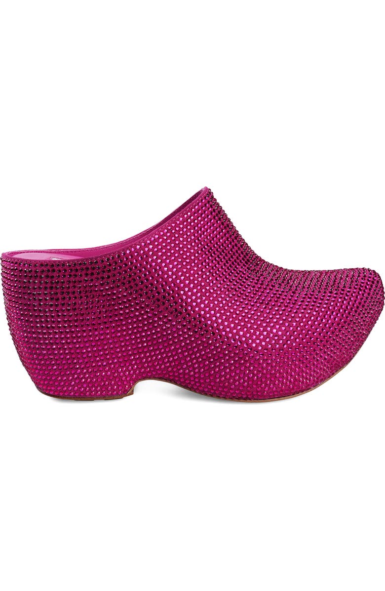 ZIGI Ziska Embellished Clog, Alternate, color, Fuchsia Suede