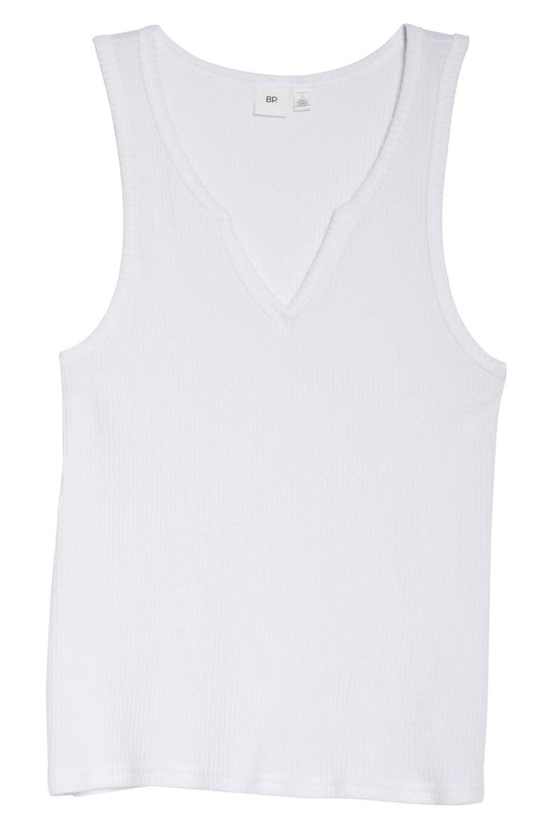 Ribbed Sleep Tank, Alternate, color, WHITE