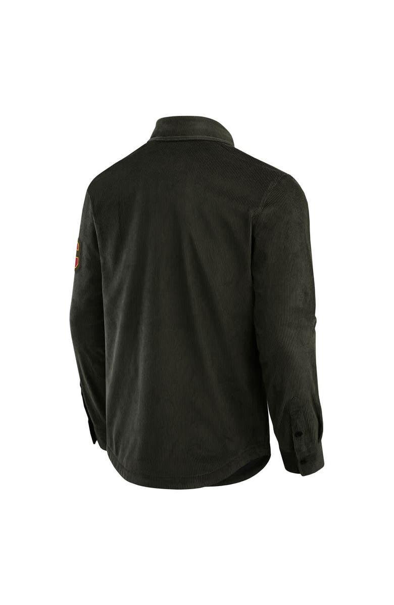 Darius Rucker Collection by Fanatics Men's Darius Rucker Collection by Fanatics Olive USC Trojans Corduroy Full-Button Shacket, Alternate, color, Olive