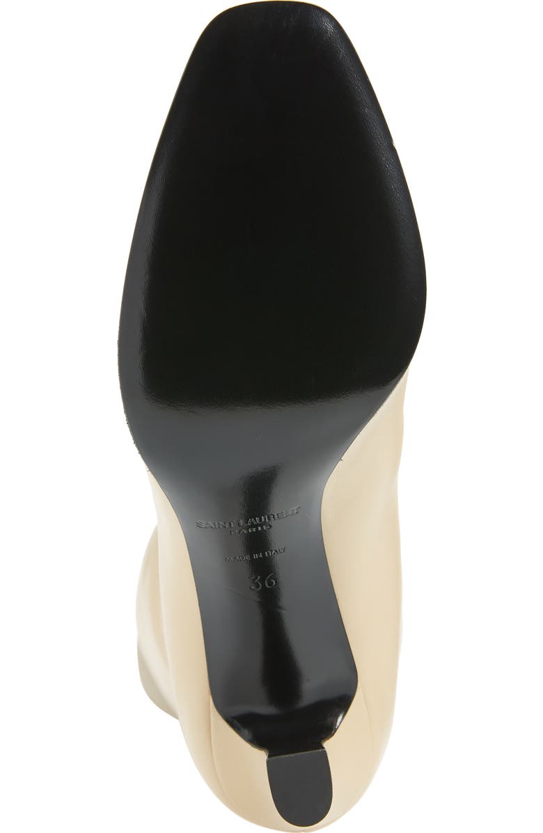 Saint Laurent Blu Over the Knee Boot, Alternate, color,