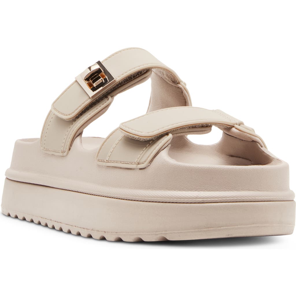 Steve Madden Bigschmona Platform Sandal In Natural
