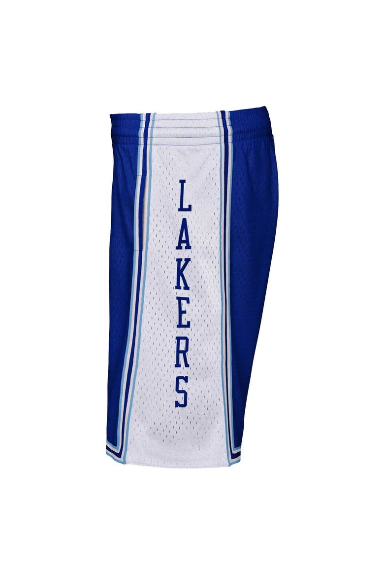 Youth Mitchell & Ness Royal Los Angeles Lakers Hardwood Classics Swingman Shorts, Alternate, color, Royal