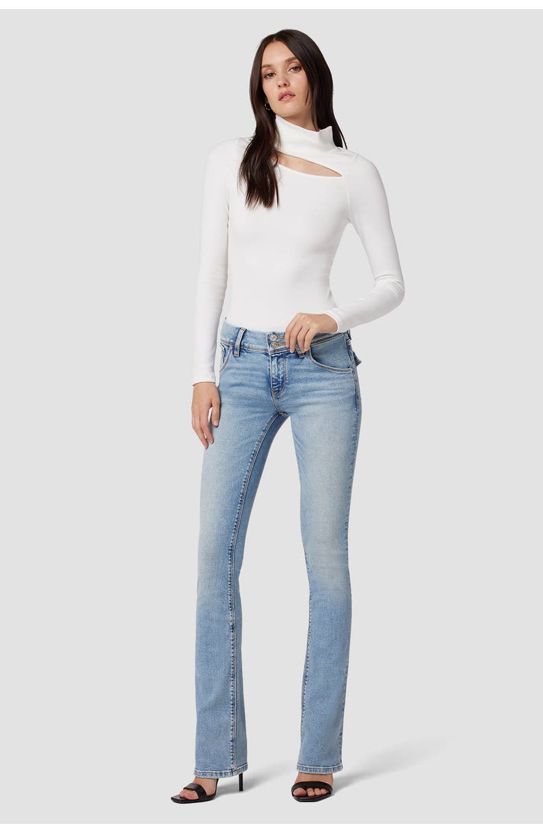 Hudson Jeans Beth Mid Rise Bootcut, Alternate, color, Motion