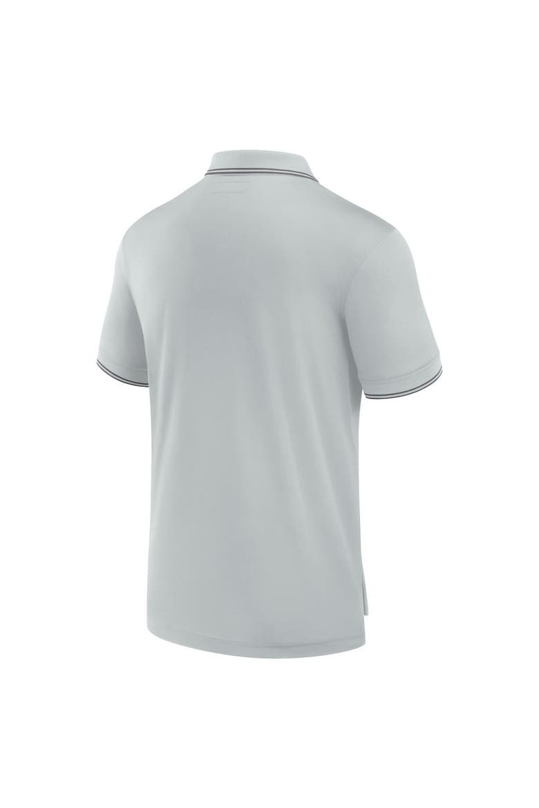 Men's Fanatics Signature Gray Los Angeles Rams Pique Polo Shirt, Alternate, color, Gray