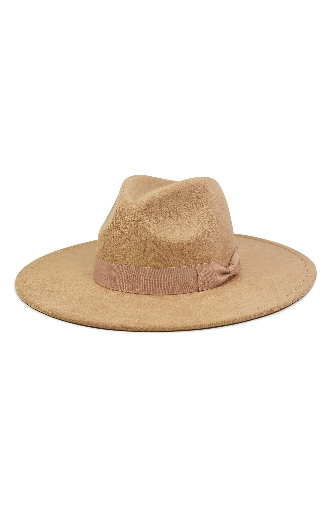 MODERN MONARCHIE Beige Wool Felted Fedora