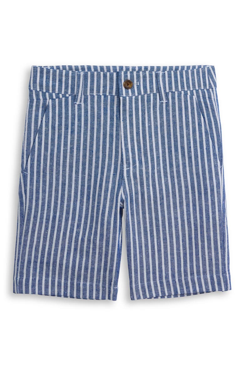 Kids' Linen Blend Shorts, Main, color, CANOPY STRIPE