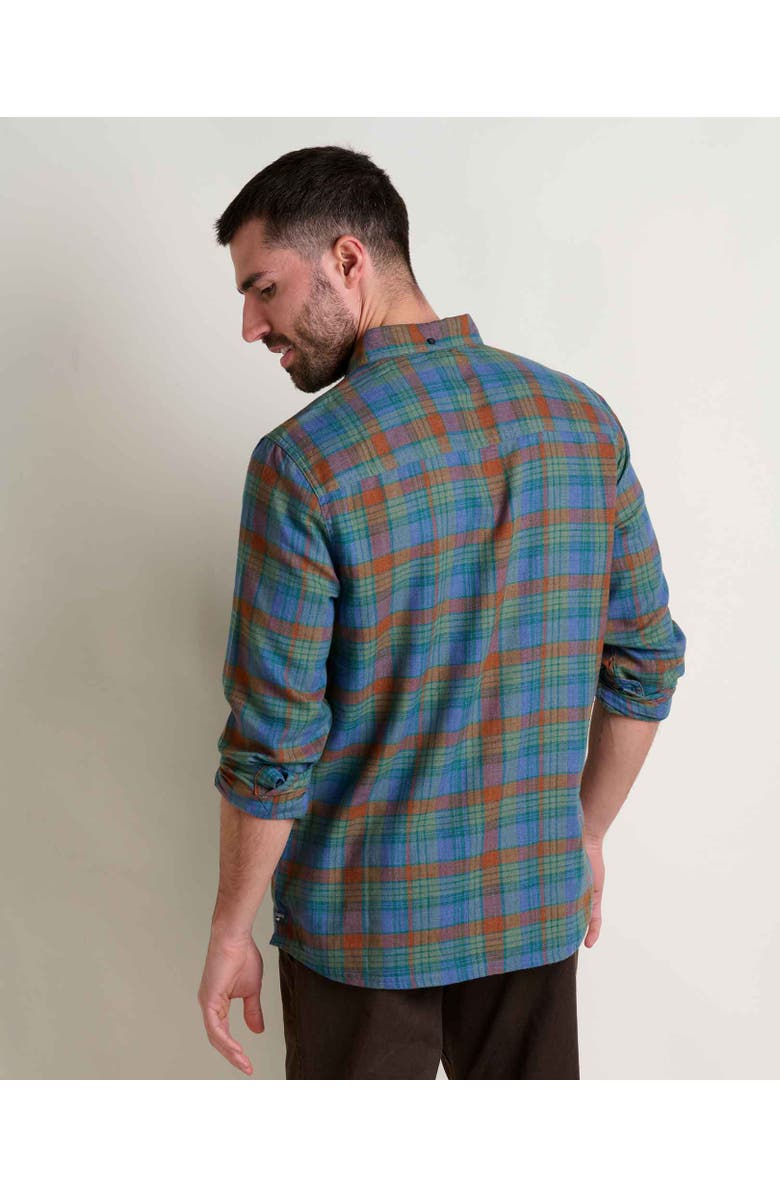 Toad & Co Airsmyth Long Sleeve Shirt, Alternate, color, Dark Roast Tonal Madras