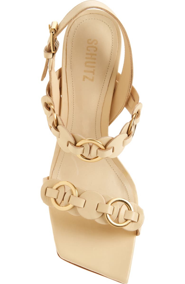 Schutz Selina Slingback Sandal, Alternate, color, Natural Nibs