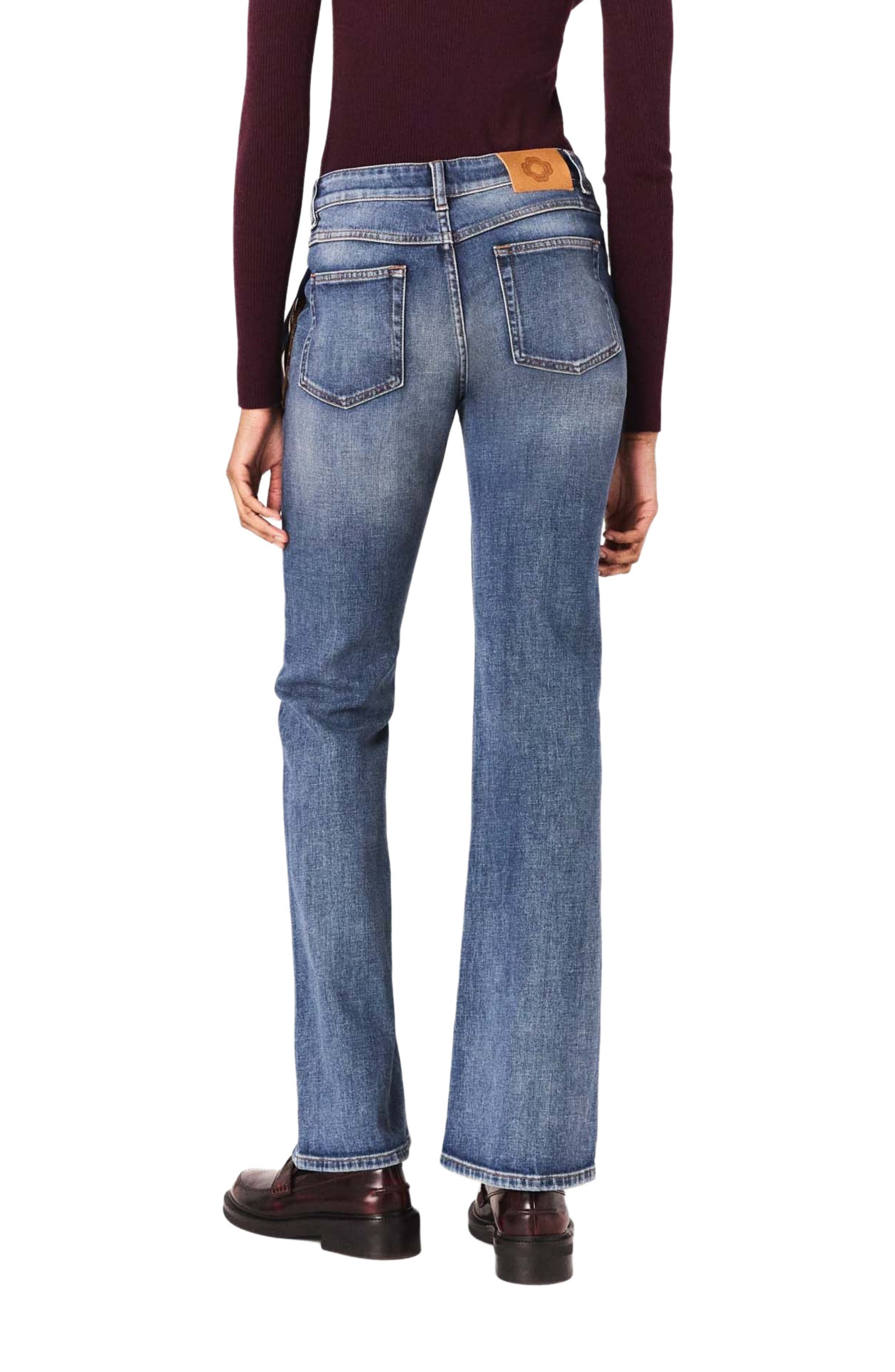 Bootcut jeans with zip pockets - image 2