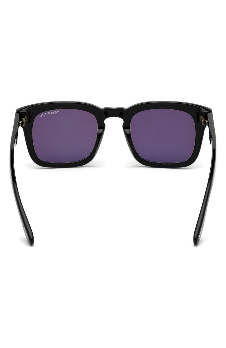 TOM FORD Jameson 52mm Round Sunglasses, Alternate, color, 