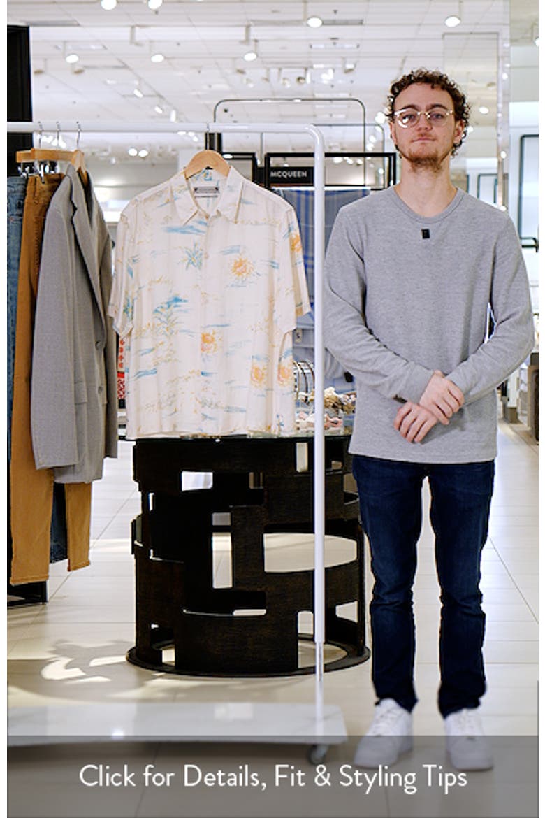 Breezer Floral Short Sleeve Button-Up Shirt video