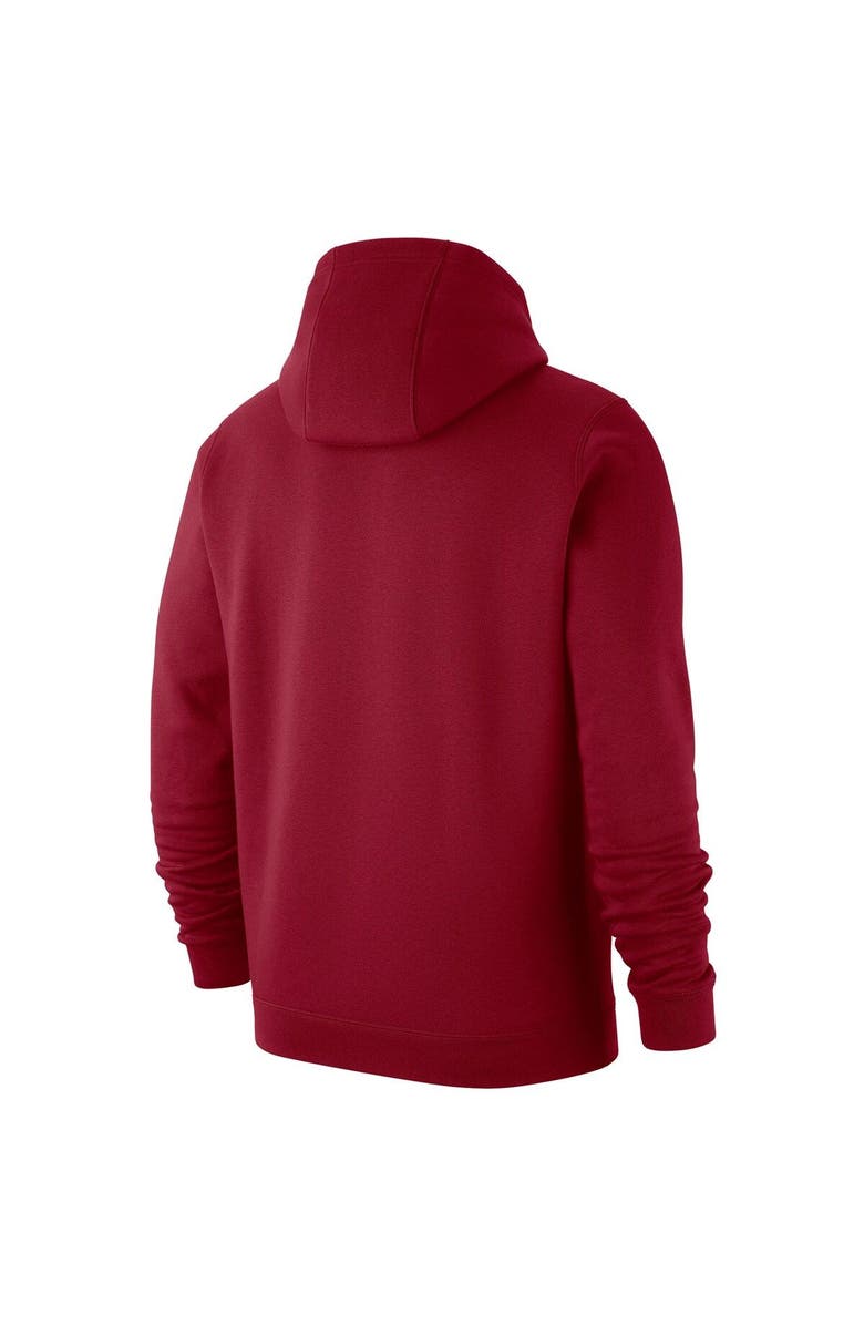 Nike Men's Nike Crimson Oklahoma Sooners Big Swoosh Club Pullover Hoodie, Alternate, color, 