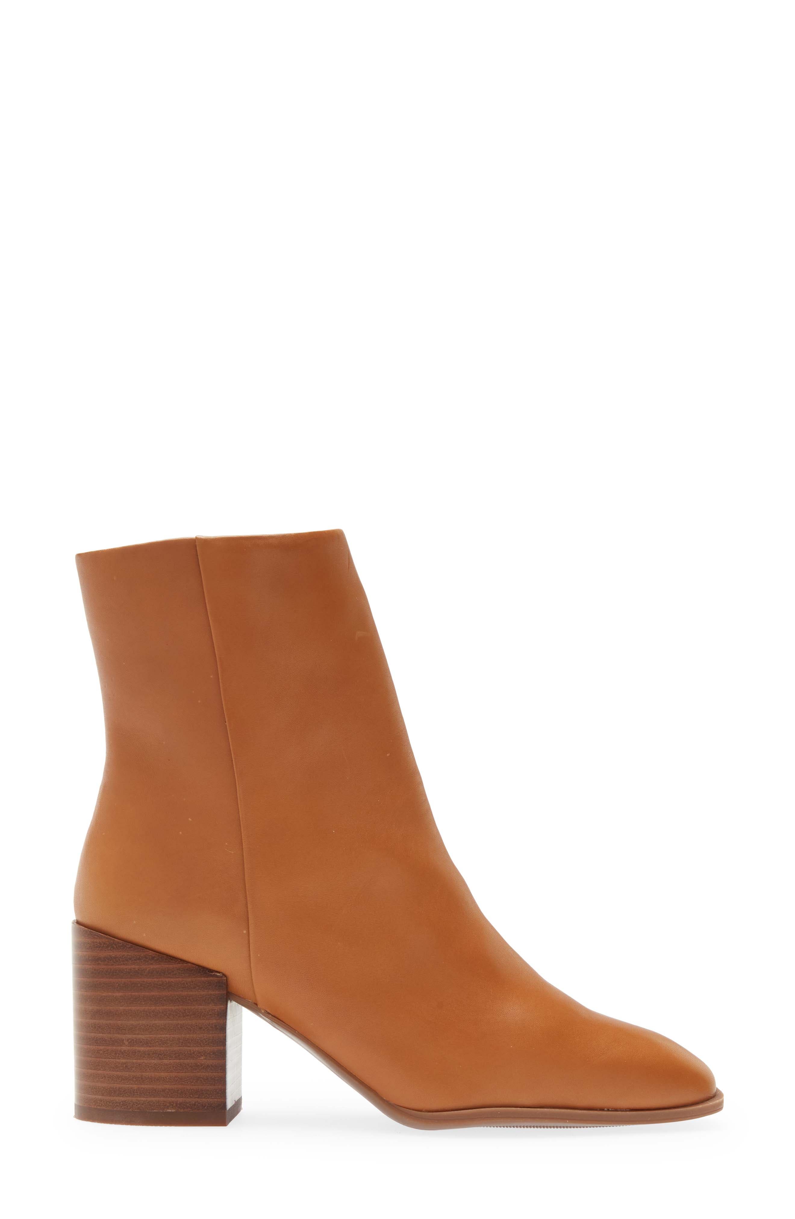 Vanna Bootie, Alternate, color, BROWN SADDLE LEATHER