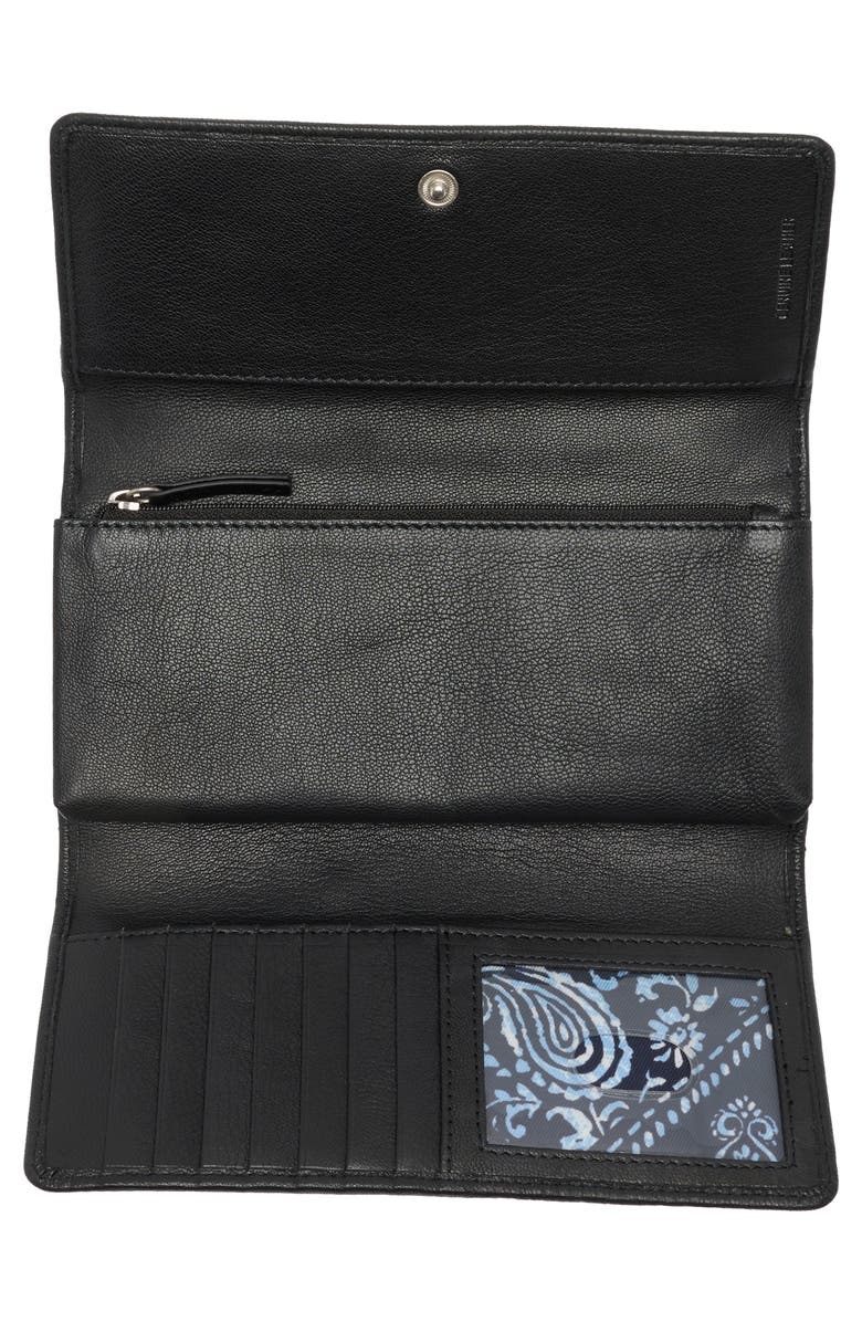 Lucky Brand Kaur Leather Wallet Crossbody Bag, Alternate, color, 