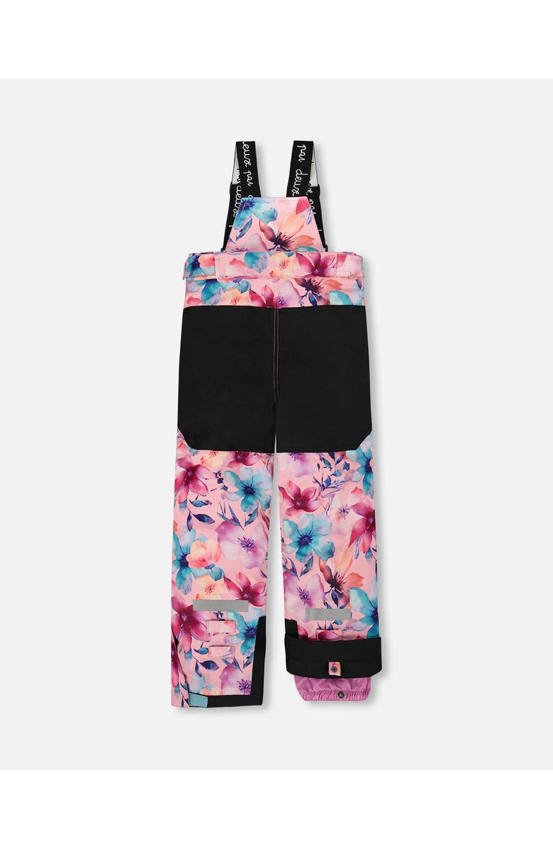 Deux par Deux Two-Piece Teknik Snowsuit with Jacket Watercolor Flower, Alternate, color, 