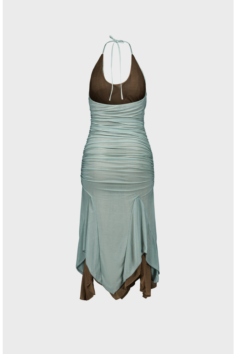 Evi Midi Dress, Alternate, color, Sage Green