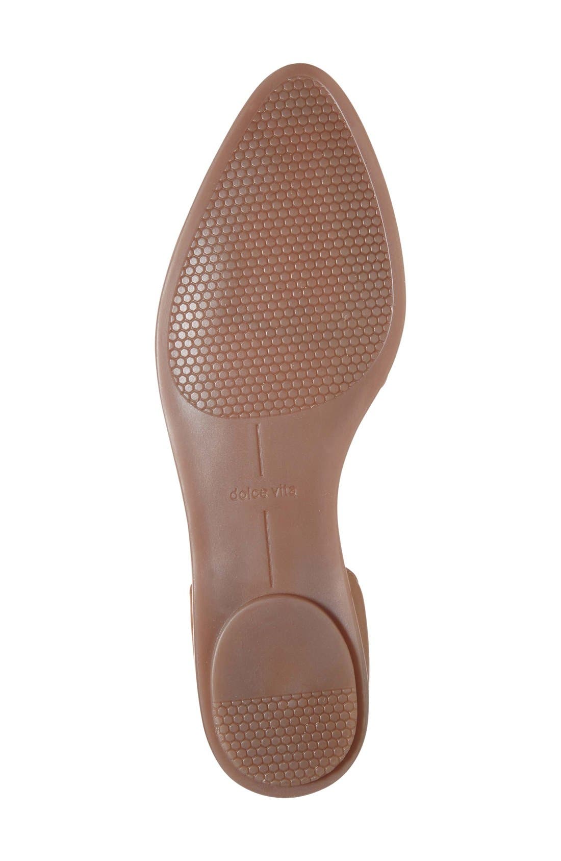 Dolce Vita 'Lucilla' Woven Pointy Toe Flat, Alternate, color, 