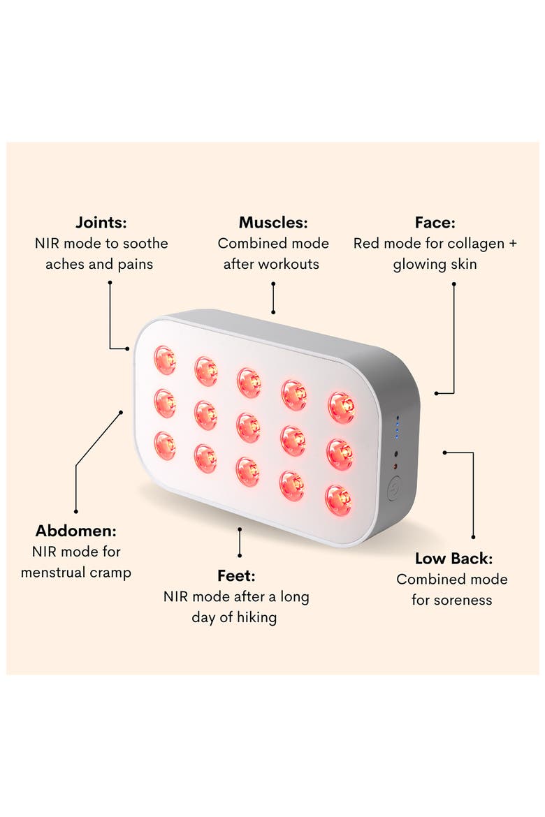 Red Light Therapy Device, Alternate, color, WHITE