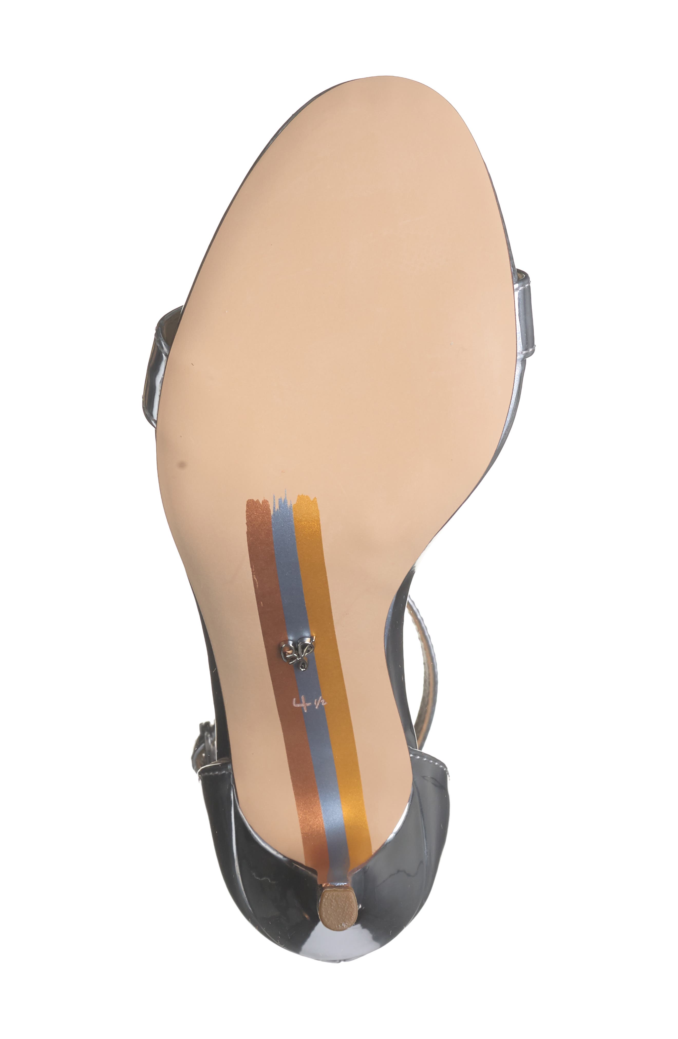 Sam Edelman Patti Ankle Strap Sandal, Alternate, color, Soft Silver