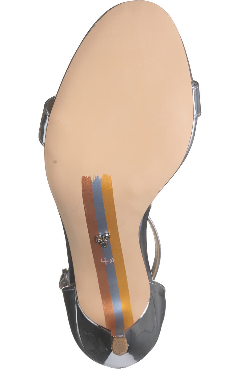 Sam Edelman Patti Ankle Strap Sandal, Alternate, color, Soft Silver