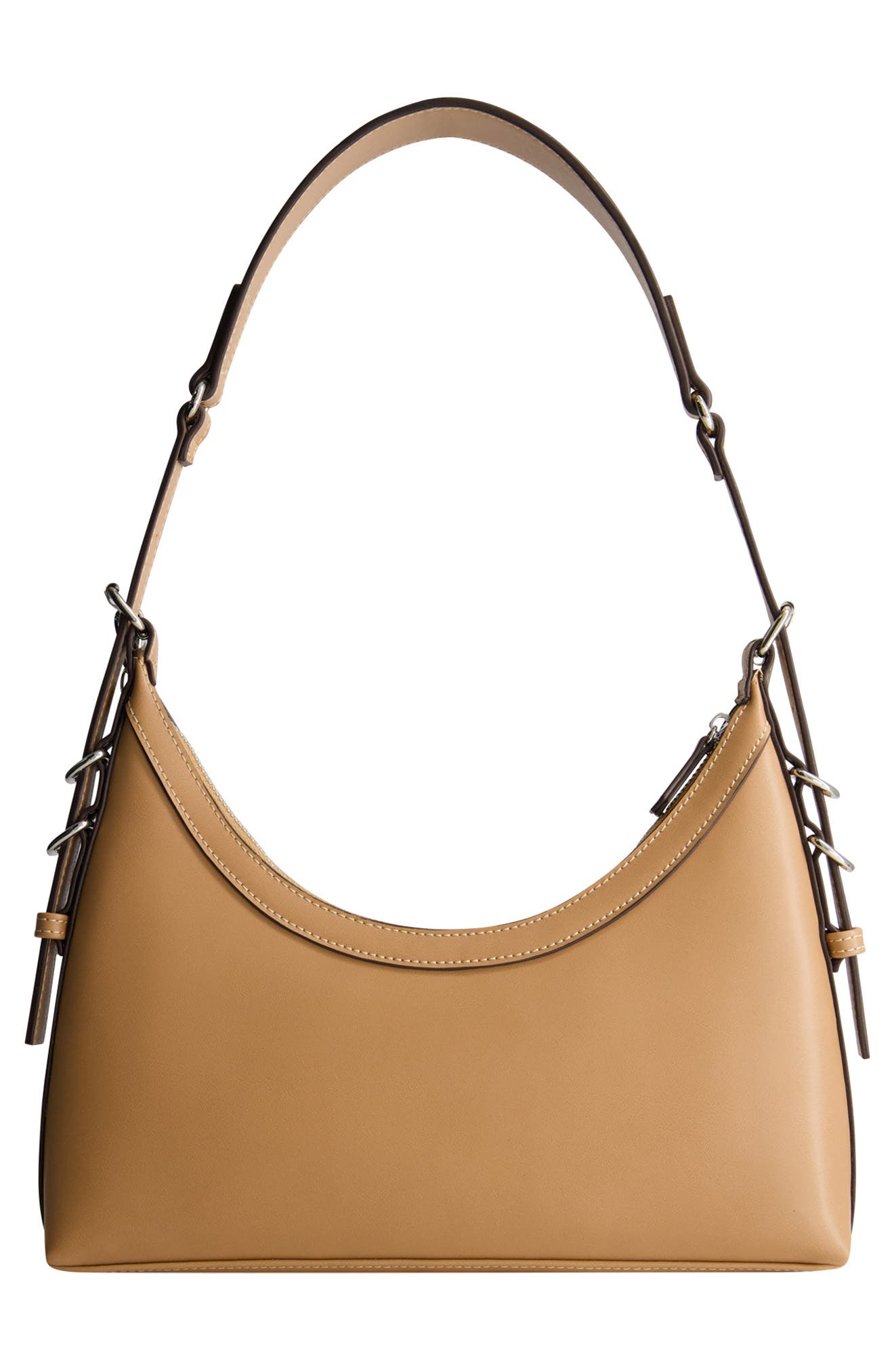 Tommy Bahama Debossed Logo Hobo Bag, Alternate, color, Tan
